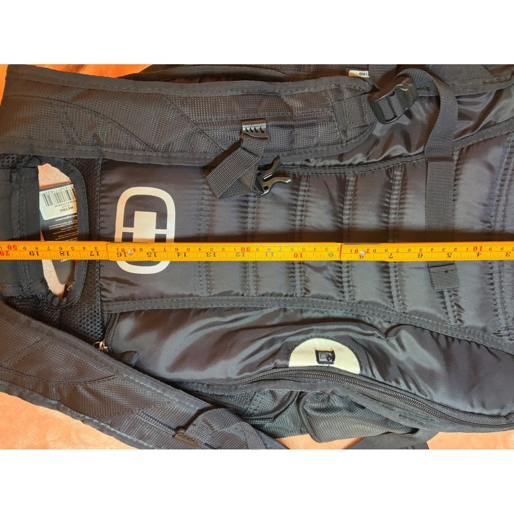 OGIO Metro Black Multi Pocket Backpack Audio‎ Ready Laptop Travel Work Bag - Picture 11 of 16